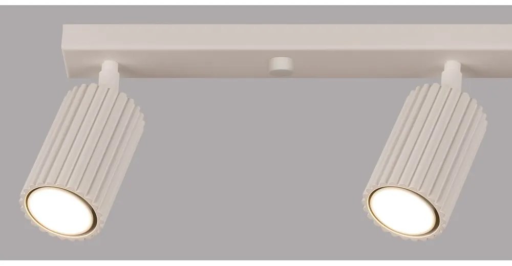 Krémovobiele bodové svietidlo 6,5x81 cm Gleam – Sollux