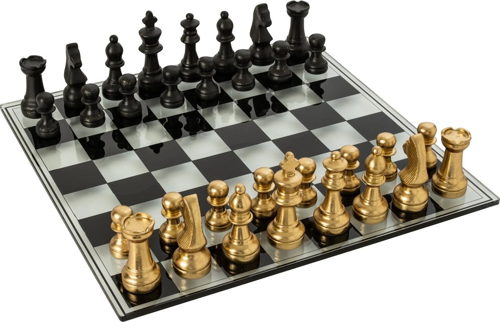 Luxusná šachová sada Chess Bronze & Black - 60 * 15 * 60 cm