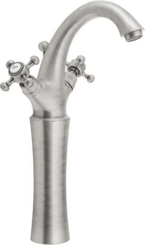 Stojančeková umývadlová batéria v matne striebornej farbe Antea – Sapho