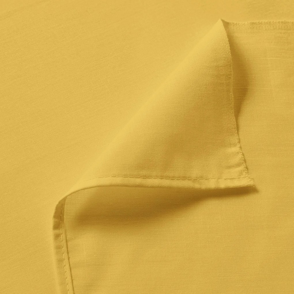 Goldea bavlnená plachta - medovo žltá 140 x 240 cm