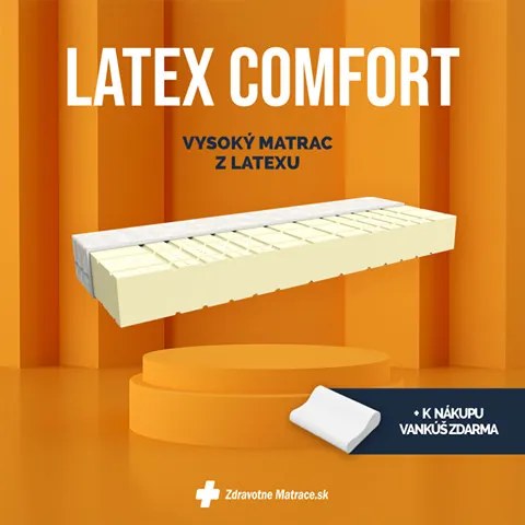 MPO LATEX COMFORT vysoký matrac z latexu 90x190 cm Prací poťah Medico
