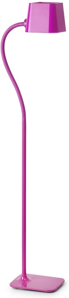 FARO Barcelona FARO 29926 - LED Stojacia lampa FLEXI 1xE27/8,5W/230V ružová FA29926