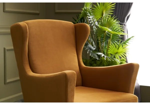 Kreslo ušiak NUPI žlté