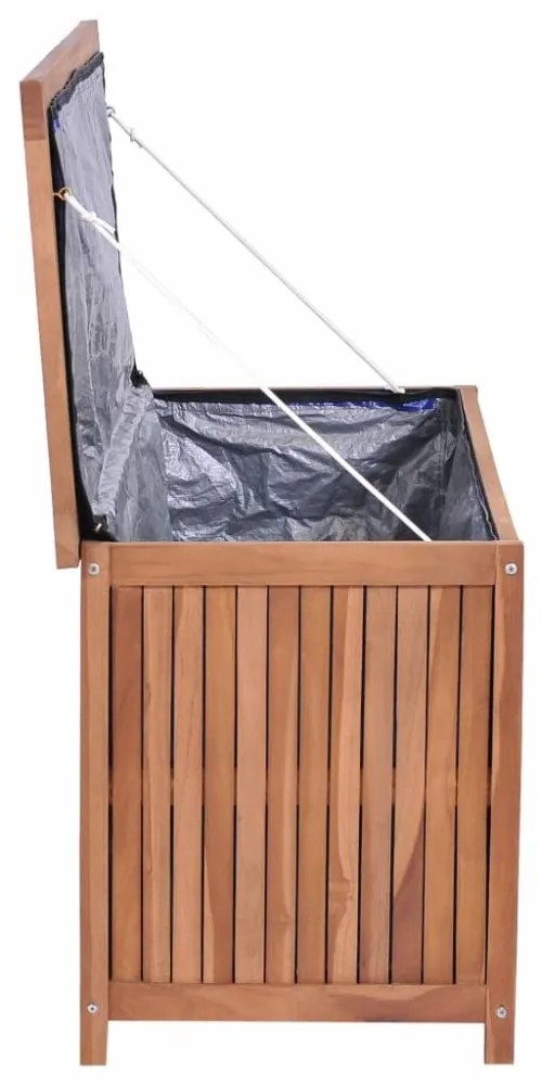 Záhradný úložný box teak Dekorhome 120 cm