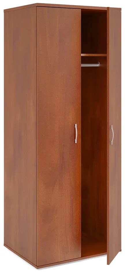 Vysoká šatníková skriňa Impress 74 x 58 x 190 cm, tmavý orech