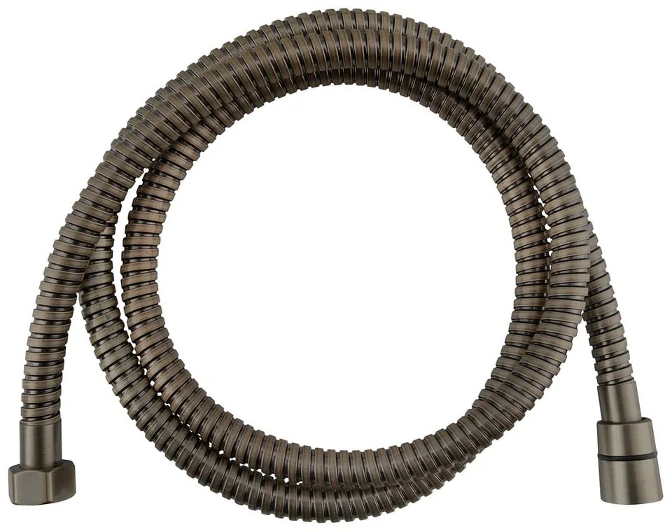 Mosadzná sprchová hadica v bronzovej farbe Powerflex – Sapho
