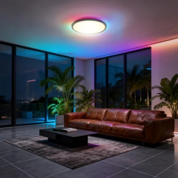 Aigostar - LED RGBW stmievateľné stropné svietidlo MESH LED/36W/230V 3000-6500K čierna+diaľkový ovládač