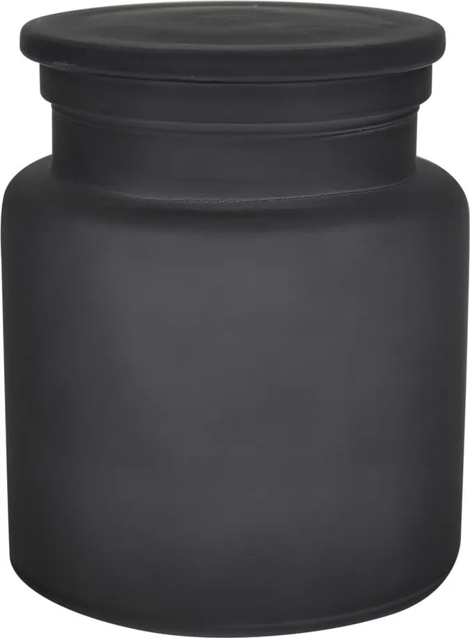 Tmavosivý sklenený kúpeľňový organizér na vatové tampóny Yoko – Spirella