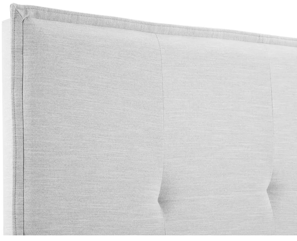 Krémovobiele čelo postele 140x120 cm Monica – Milo Casa