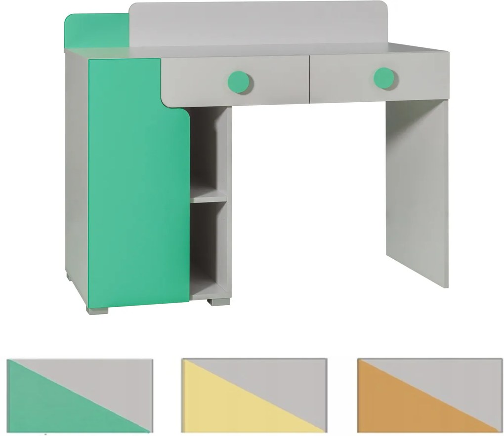 DL Písací stôl TANIA Y3 Farba: Zelená