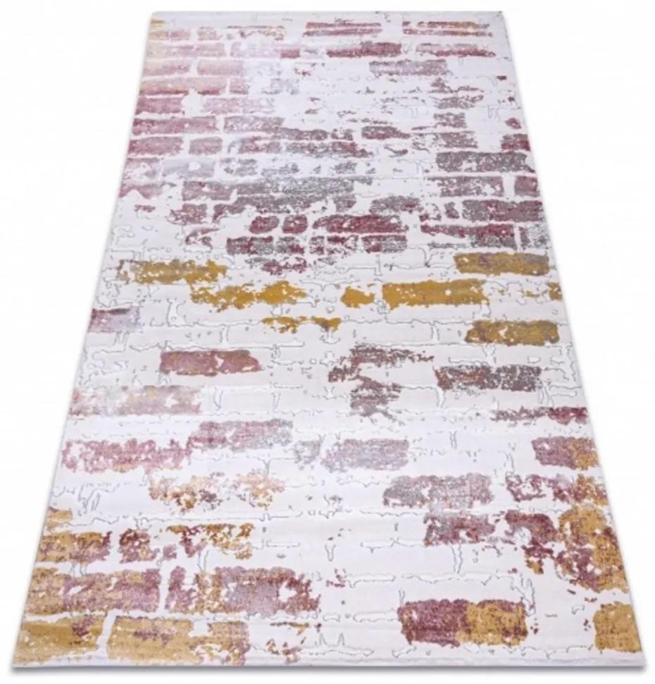 Luxusný kusový koberec akryl Finea ružový 100x300cm