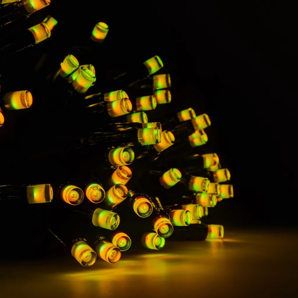 DECOLED Svetelný reťazec RGB 20 m, 200 diód