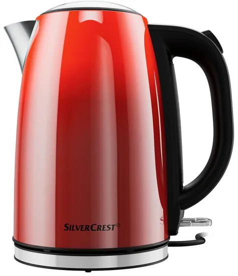Silvercrest®  Kitchen Tools Rýchlovarná kanvica SWC 3100 B1, 1,7 l (červená)  (100343678)