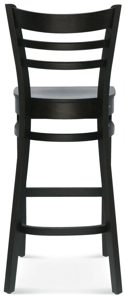 FAMEG Bistro.2 - BST-9907 - barová stolička Farba dreva: buk premium, Čalúnenie: látka CAT. B