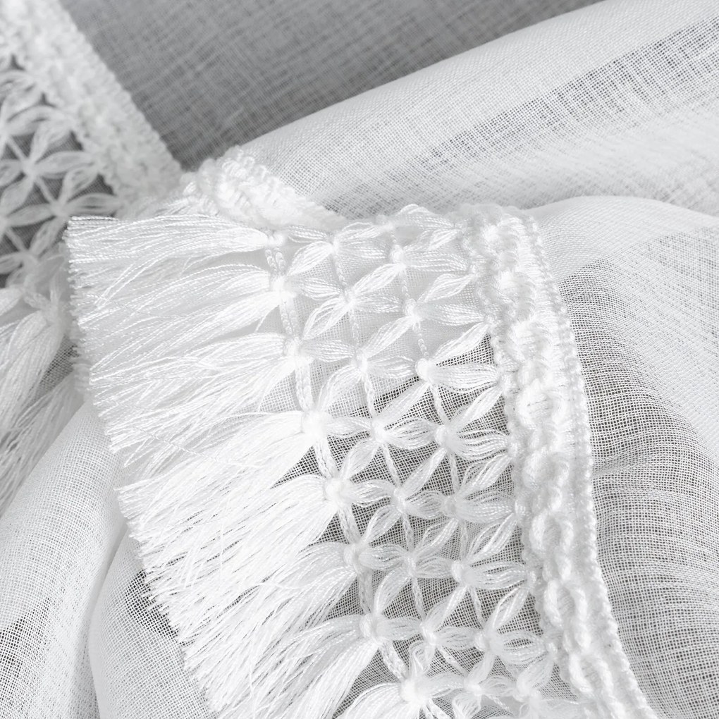 ZÁCLONA NA PÁSKE KIRA1 140X270 CM BIELA