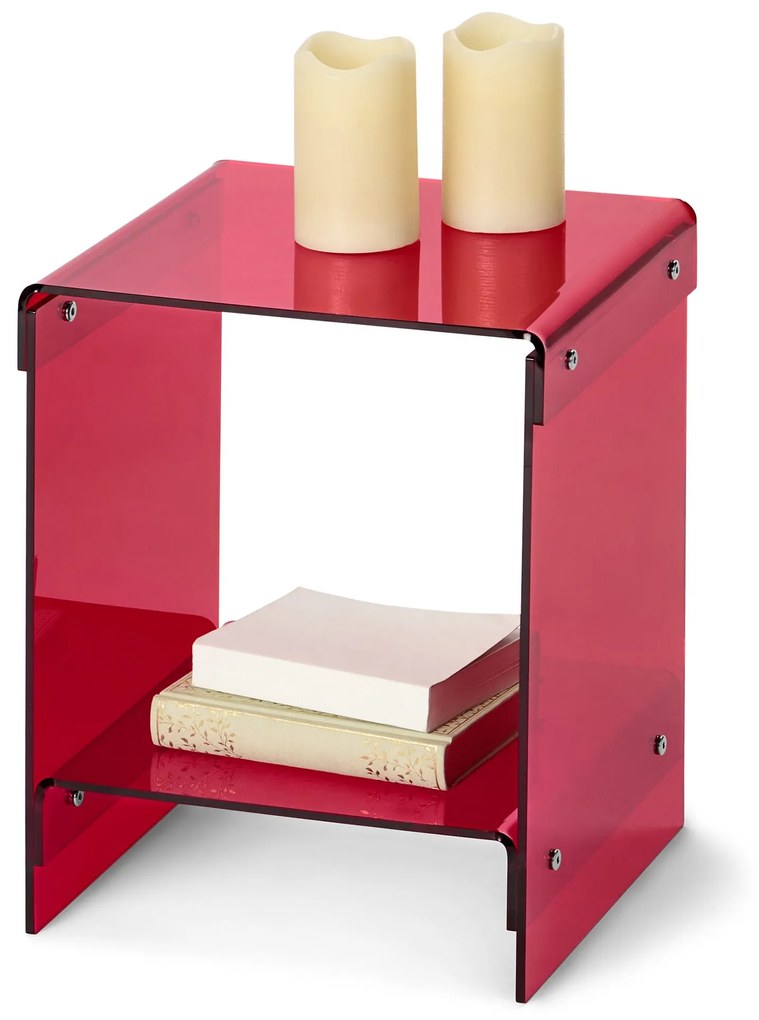 Odkladací stolík z akrylového skla