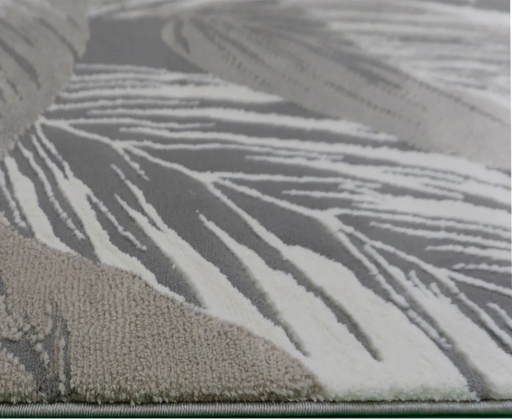 BE Koberec Zurich 1925 BEIGE GREY – sivý obdĺžnikový Rozmer: 140x190 cm