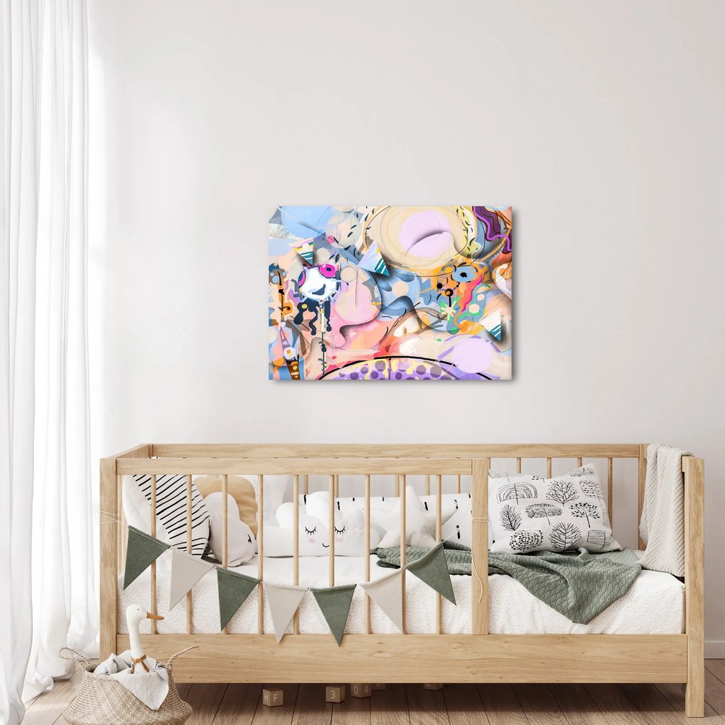 Obraz - Rozprávková abstrakcia (70x50 cm)