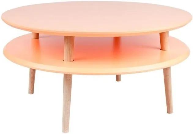 Oranžový konferenčný stolík Ragaba UFO, ⌀ 70 cm