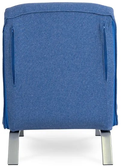 Kreslo pohovka rozkladacia PRATO modrá - vintino.sk