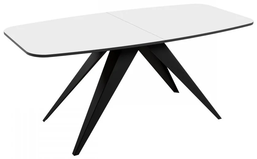 Jedálenský stôl Gisuvo 160, Farby: čierna / dub lancelot
