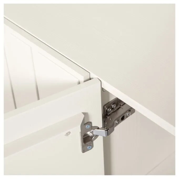 Krémová knižnica z borovicového dreva 90x200 cm Miller - WOOOD