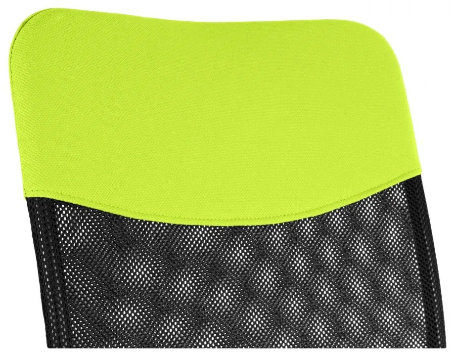 Detská stolička Neoseat TEENAGE — látka, čierna / reflexná zelená