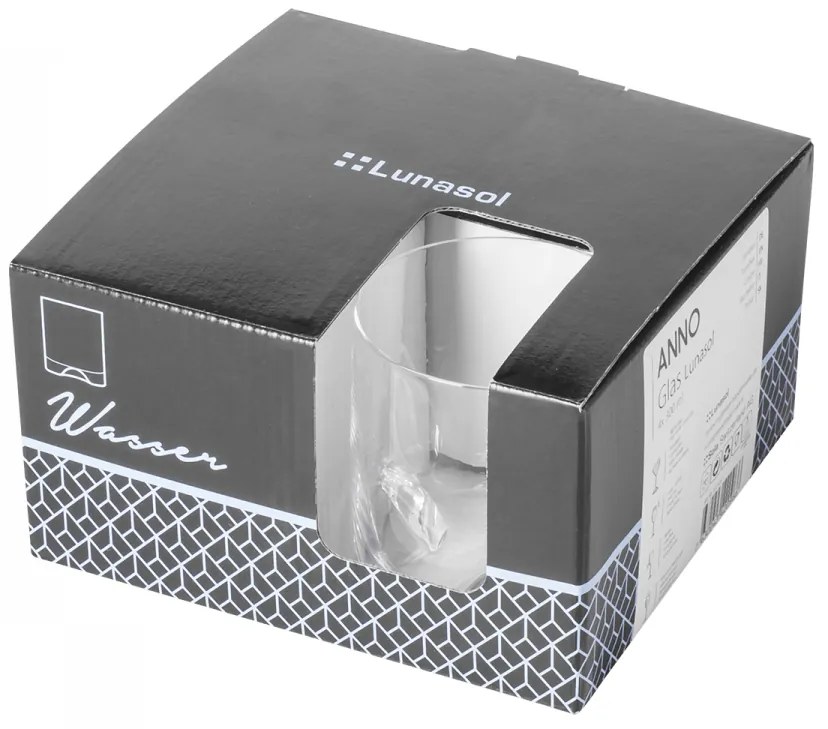 Poháre Tumbler 300 ml set 4 ks - Anno Glas Lunasol META Glass - 322123