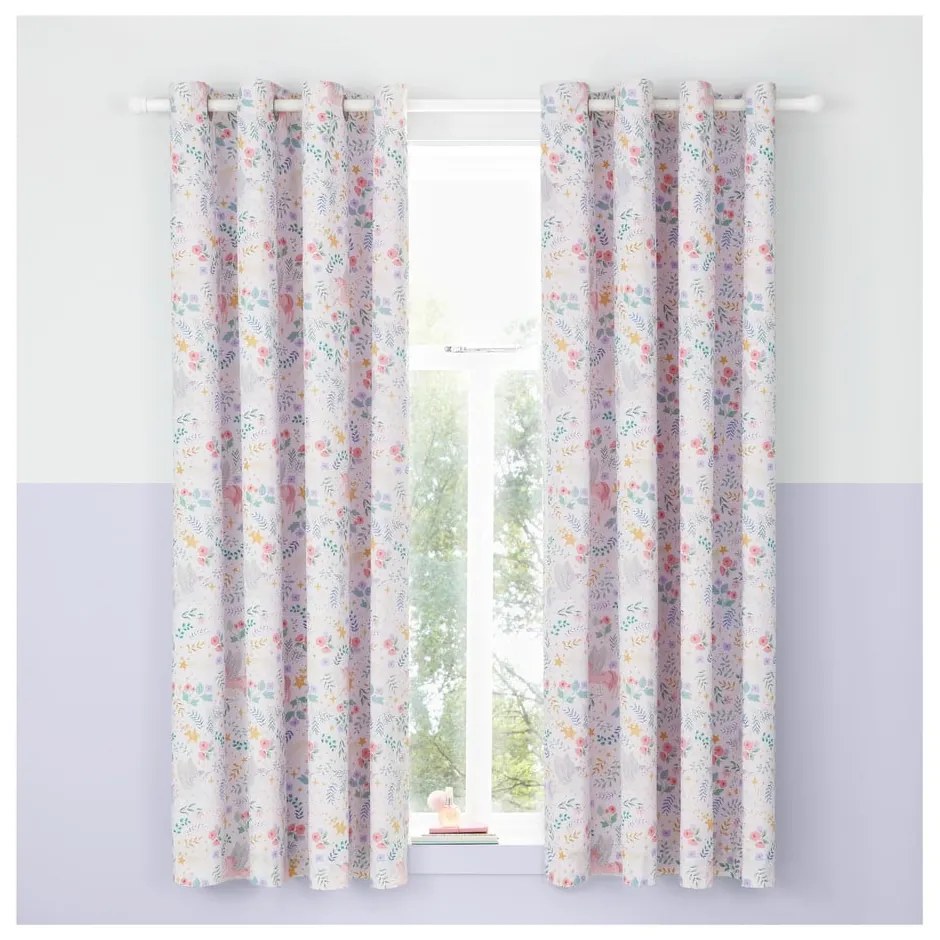 Detský záves 2 ks 168x183 cm Fairytale Unicorn – Catherine Lansfield