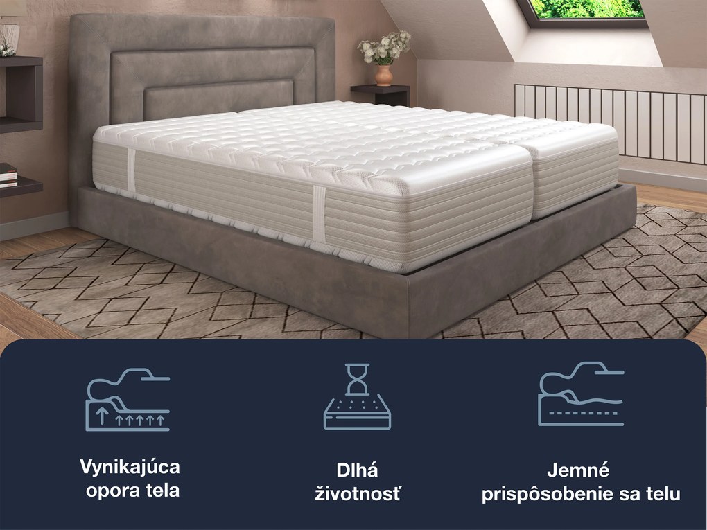 Hn8 Schlafsysteme 7-zónový matrac z pamäťovej peny XXL Gelstar KS (H3, 90 X 190 CM) (100331934)