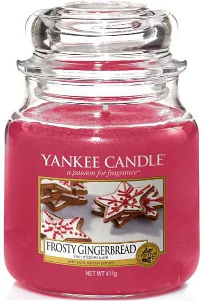 Yankee candle FROSTY GINGERBREAD STREDNÁ SVIEČKA 1595556