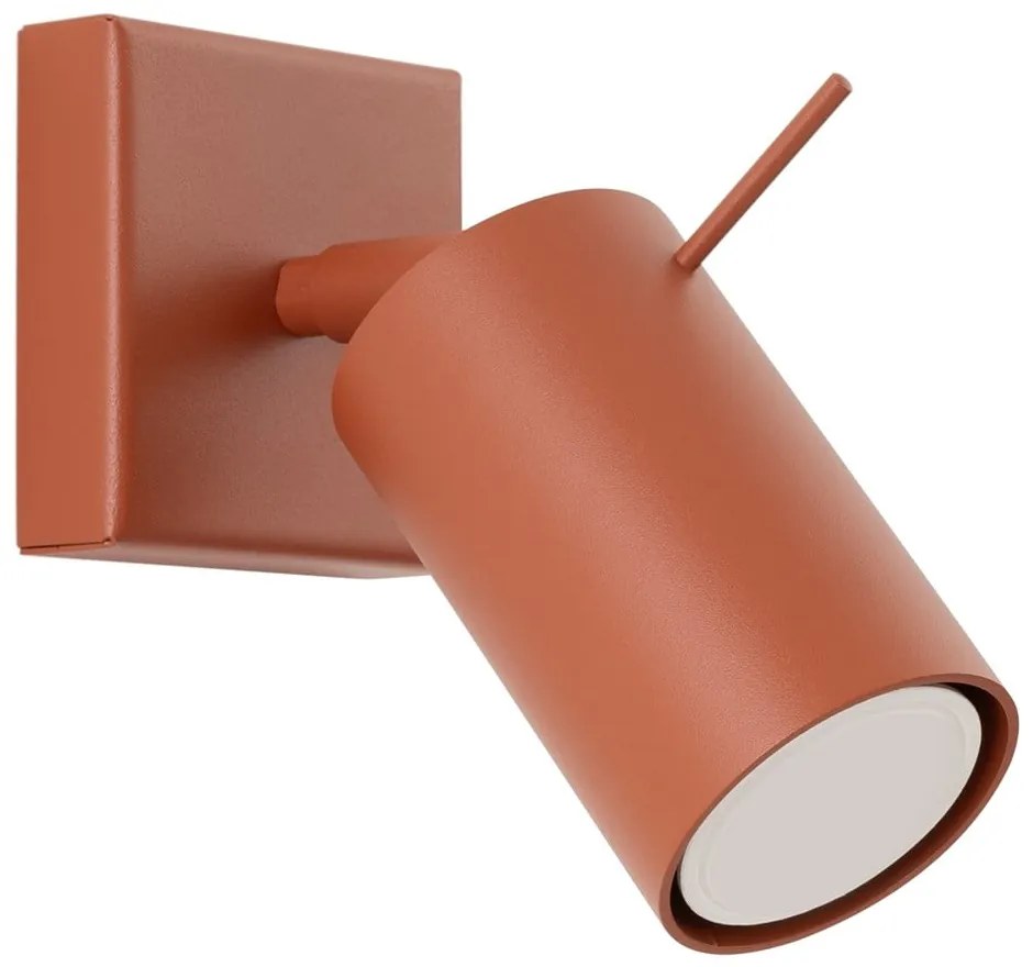 Bodové svietidlo v tehlovej farbe 8x16 cm Etna – Sollux