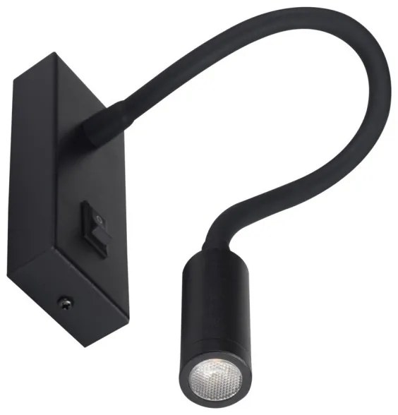 Kanlux 32522 - LED Flexibilná lampička TONIL LED/2,7W/230V čierna