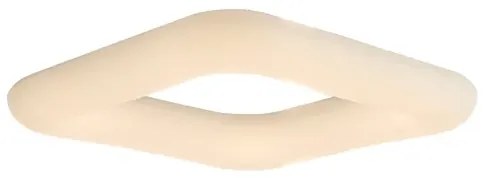 LED stropné svietidlo Donut Square 60 CCT s diaľkovým ovládačom