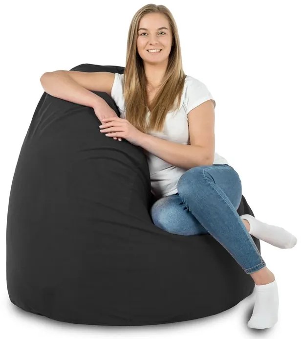 INTERMEDIC SK Sedací vak Bag Sako XXL Plyš Farba: 14. Čierny