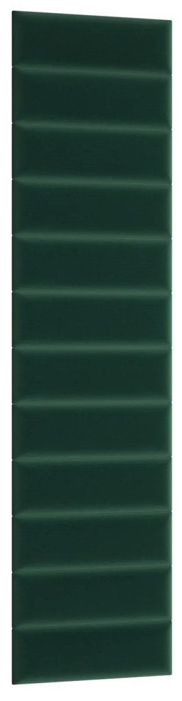 Set 12 čalúnených panelov Quadra 50x240 cm (zelená). Vlastná spoľahlivá doprava až k Vám domov. 1051970