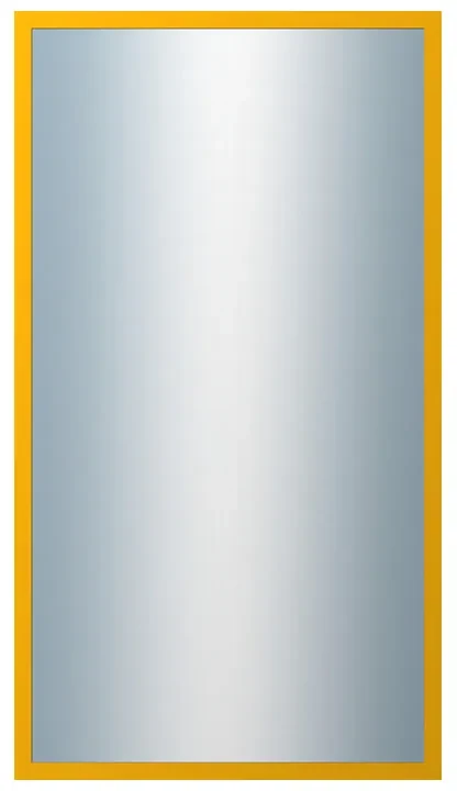 DANTIK - Zrkadlo v rámu, rozmer s rámom 50x90 cm z lišty PERLA žltá lesklá (2880)