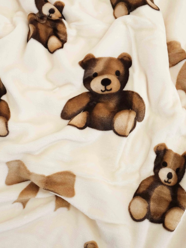 Baránková deka mikroplyš Exclusive 150 × 200 cm – Plyšoví medvidci