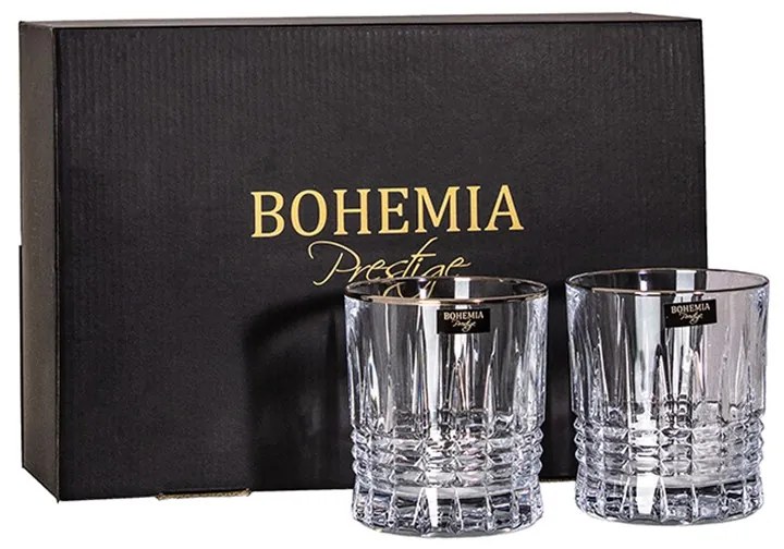 BOHEMIA PRESTIGE PERFECTO PLATIN POHÁR 300ML SADA 6 KS