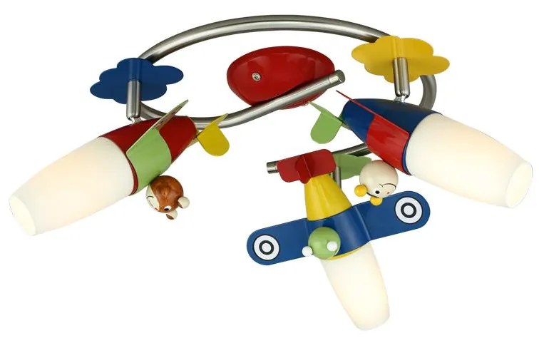 EGLO 93187 - LED Detské bodové svietidlo SIRO 1 3xE14/4W LED