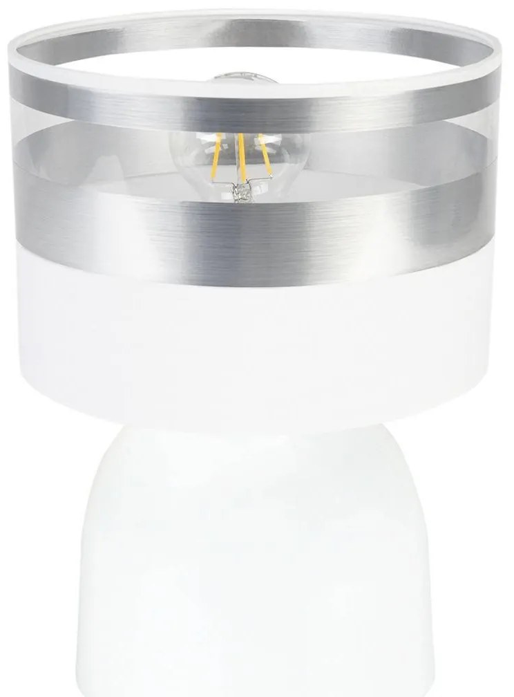 Stolná lampa Intense Chrome, 1x textilné tienidlo (výber zo 6 farieb), (výber z 3 farieb konštrukcie)