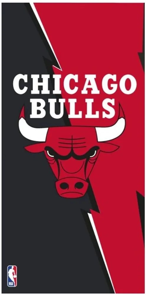 Bavlnená plážová osuška Chicago Bulls - 100% bavlna - 70x140 cm