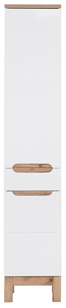 Kúpeľňová stojaca skrinka BALI biela - vysoká