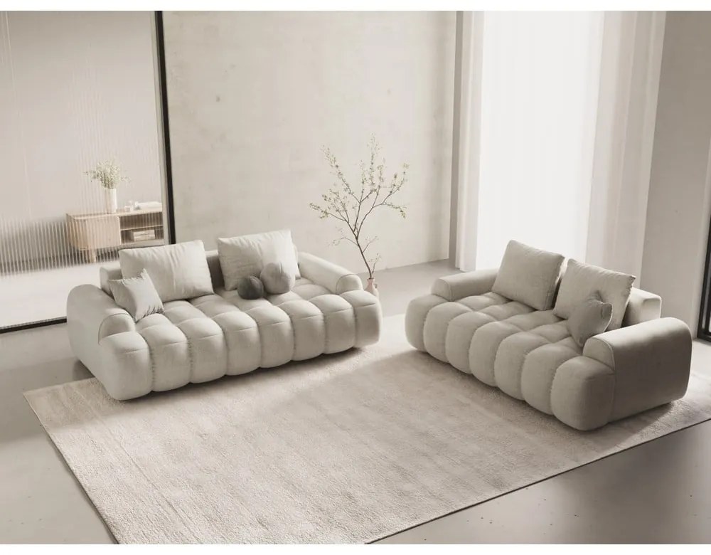 Béžová pohovka 200 cm Linz – Cosmopolitan Design