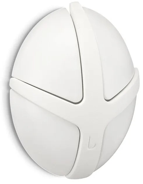 Biely nástenný plastový háčik Tick – Spinder Design