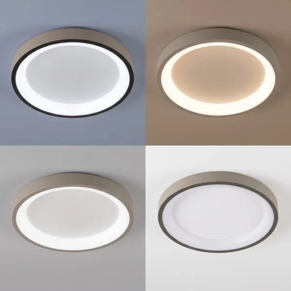 BRILAGI - LED stmievateľné stropné svietidlo FALCON SLIM LED/42W/230V biela/béžová + diaľkové ovládanie