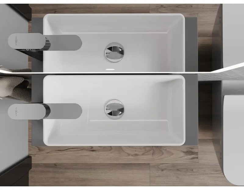 Mexen NADIA UMÝVADLO, 46x23 CM, BIELA, 21614600