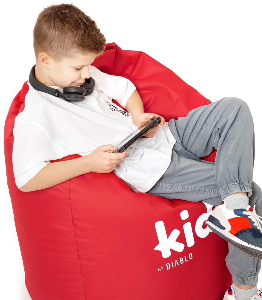 Detský sedací vak Kido by Diablo: červený