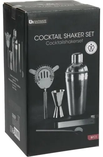 EH Barmanská nehrdz. sada Shaker, 5 ks