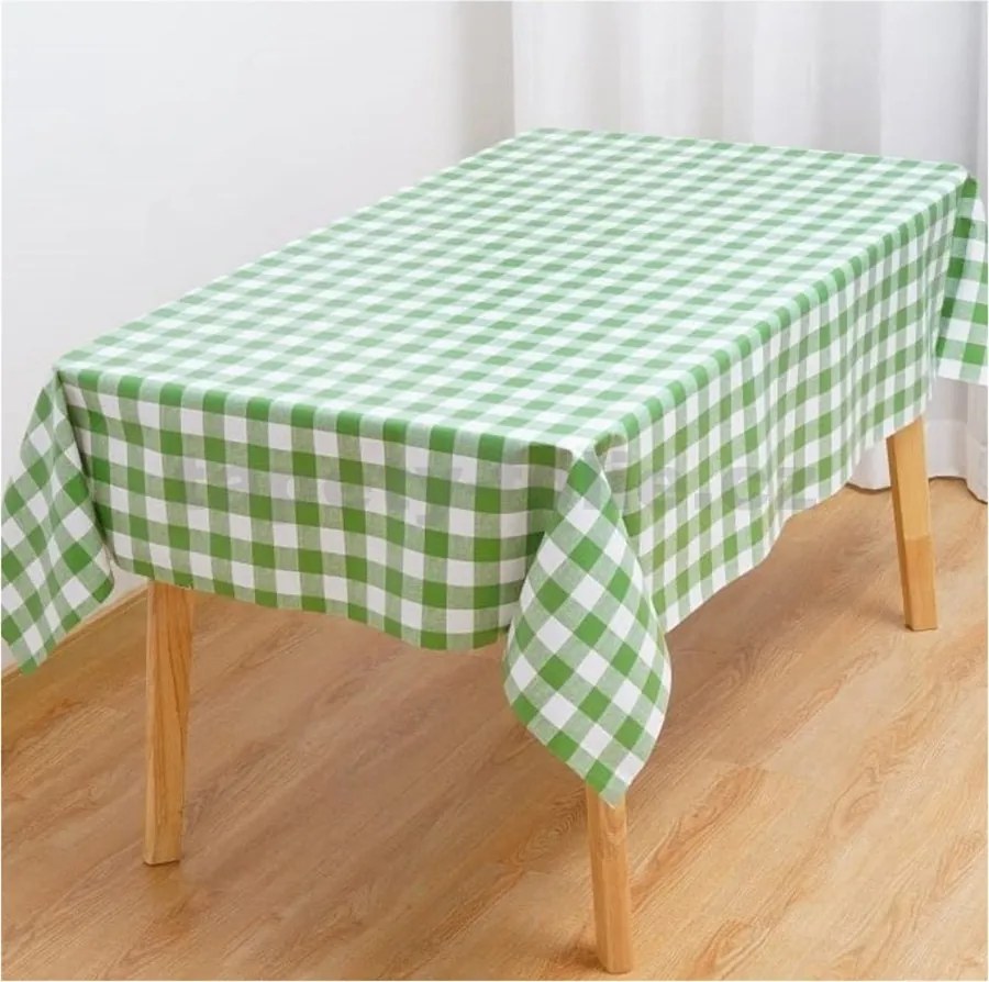 Obrus PVC 3581358 metráž, 20 m x 140 cm, zelená kocka, IMPOL TRADE